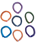 Two-color rubber band bracelet
