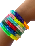 Rainbow rubber band bracelet
